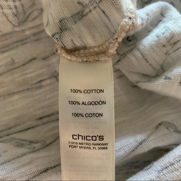 Chico’s Cotton T-Shirt * 16 - Picture 7 of 11